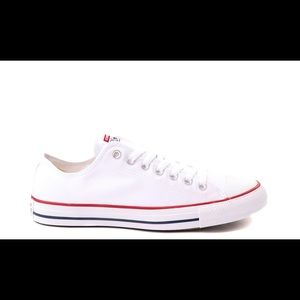 Women size 6.5 White Converse Chuck Taylors All Star Lo Sneaker
